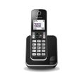 Téléphone sans fil Panasonic KX TGD310SPB Noir-0