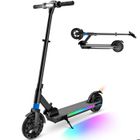 ELSCOOT Trottinette électrique 8 Pouces Pliable,Pour Enfants Et Adolescents 10-16 ans,250W,Autonomie 15-25km,Écran LCD,Hauteur réglable