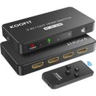 HOME FIT TRAINING Multi HDMI, Multiprise Splitter Commutateur HDMI 4K Switch 3 Entrées 1 Sortie, Commutateur avec Télécommande Splitter Full HD 4K