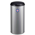 ROSSIGNOL Poubelle de cuisine touch 45L Fabriqué en France Gris métal