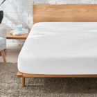 AZ KING Protège Matelas 160x200 Hauteur 30cm Impermeable Alèse Respirante,Blanc,Hypoallergenique,Hautement Respirant,Anti-Acarien