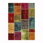 UNAMOURDETAPIS Tapis moderne - 60x110 cm - PATCHAWORKA 1 Multicolore - Polypropylène - UN AMOUR DE TAPIS