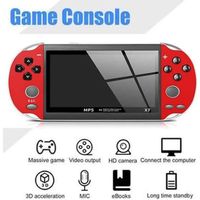 CONSOLE PSP Console de jeux portable X7 - Rouge - 300 jeux intégrés - écran 43 pouces