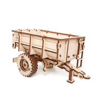 Maquette 3D en bois - EWA - Remorque de tracteur - 68 pièces - Mécanisme de déchargement - Écologique