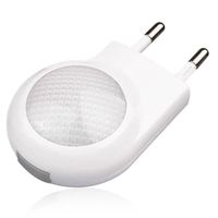 TD® 0.7W Mini Veilleuses LED avec Prise de Capteur de Lumière, Capteur Automatique, Les Chambres d'enfants Bébé, Blanc, 2 Pcs