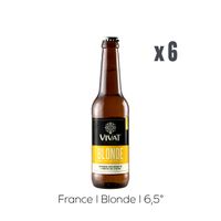 Pack Bières Vivat Blonde - 6x33cl - 6,5%