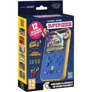 CONSOLE RÉTRO Console rétrogaming - JUST FOR GAMES - Capcom Super Pocket - 12 jeux classiques intégrés - Compatible Evercade