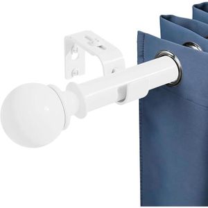 Mardom Embouts De Tringle à Rideaux 25 Mm - Lot De 2 Finitions Noires, Design Minimaliste Easy System, Sans Vis