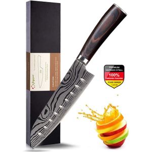 Couteau Santoku Couteau De Chef Couteaux De Cuisine Japonais Professionnel 17 Cm Forge Lame Acier Carbone Inoxydable Couverts Erg Achat Vente Couteau De Cuisine Couteau Santoku Couteau D4137 Cdiscount