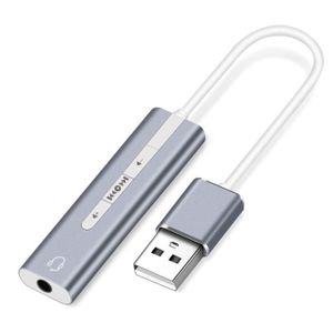 Carte Son USB pour PC Ordinateur Portable ORICO SK02 En Alliage D'aluminium  Shell Plaqué Or Interface externe Stéréo Mic - Cdiscount Informatique