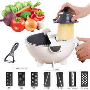 Zesteurs R/âpe Bleu cuisine Coupe-l/égumes multifonctions Slicer Combinaison outil de cuisine r/âpe