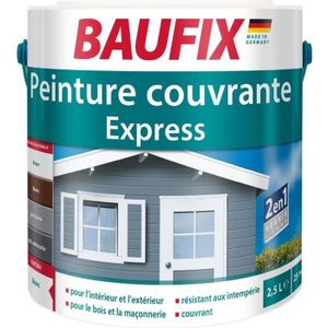 PEINTURE - VERNIS Baufix Peinture Extérieur Multi-Matérieaux gris foncé 2,5 L