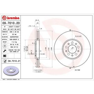 2x disque de frein frein neuves Brembo 08.4177.10