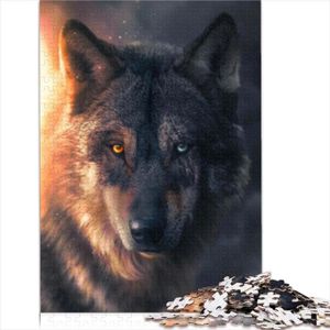 PUZZLE 1000 Pièces Scar Wolf Puzzles Pour Adultes En Bois