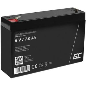 BATTERIE VÉHICULE GreenCell®  Rechargeable Batterie AGM 6V 7Ah accum