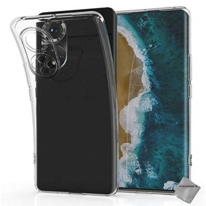 Custodia Per Honor 50 – Cover Rigida PC + TPU Morbido Con Staffa Invisibile – Anti-caduta, Nera