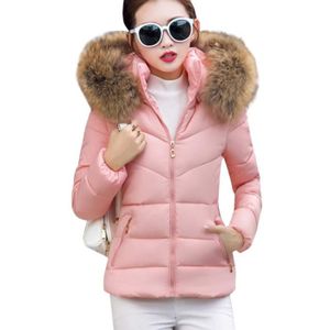 doudoune femme cintrée capuche fourrure