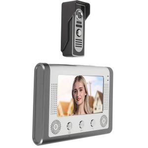 INTERPHONE - VISIOPHONE Qiilu kit de caméra de visiophone filaire Système 
