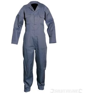 VÊTEMENT DE PROTECTION Combinaison - SILVERLINE - Bleu de travail bleu marine - Taille M 100 cm - Élastique et 4 poches