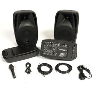 PACK SONO Woodbrass Stage Power 210 Kit Sonorisation Enceint