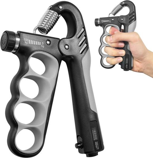 KDG Hand Grip Renforceur De Poignée Paquet De 2 Exerciseur D'avant-Bras à Résistance Réglable De 5 à 60kg,entraîneur De Force De Préhension Pour Poignet Musculation Et La Récupération Des Blessures