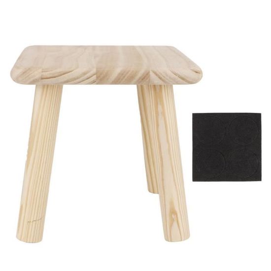 Akozon tabouret en bois Tabourets en bois de ménage polyvalents mignon petit banc siège enfant tabouret de meubles de bricolage