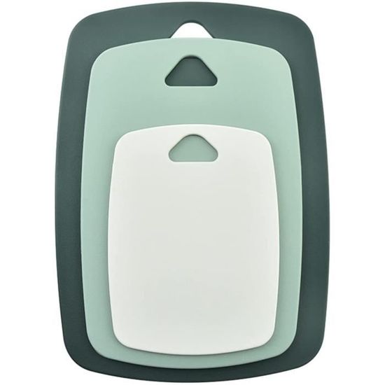 Lot De 6 Planches à Découper En Plastique Sans BPA - 25x16 Cm, Rainure De Jus, Lavables Au Lave-vaisselle