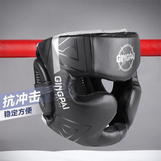 Coiffe De Protection Pour Boxe Ou Grappling - Taille L, Rembourrée, Ventilée, Cuir PU