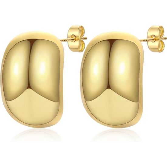 Boucles D'oreilles Pendantes Fantaisie Style Créoles - Neuves, Jade Et Jaune