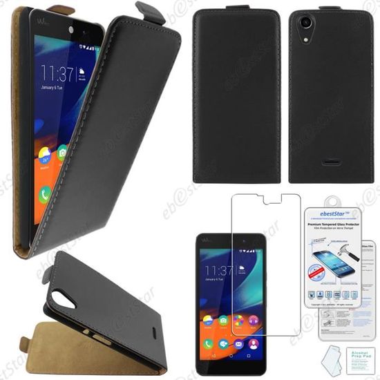 COVER PER WIKO RAINBOW JAM CUSTODIA RIGIDA LIBRO FLIP CASE