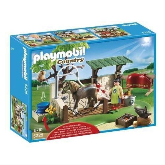 Playmobil Country 5225 pas cher, Box de soins pour chevaux