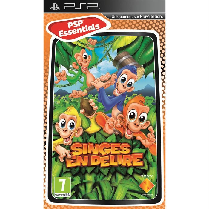 Sony Computer Entertainment Singes En Délire Essentials / Jeu Console Psp