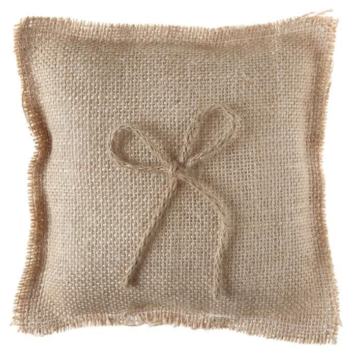 SANTEX Coussin d'alliance en jute naturel