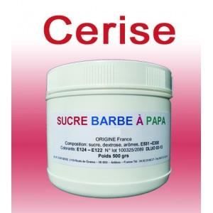 Sucre à barbe à papa Cerise 500 g
