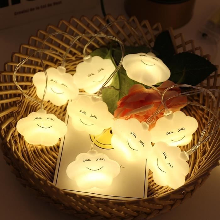 1.5 M nuage chaîne lumières lampe 10LED nouveauté fée guirlande lumineuse pour enfants chambre - Modèle: multicolor - MILEDCA07384