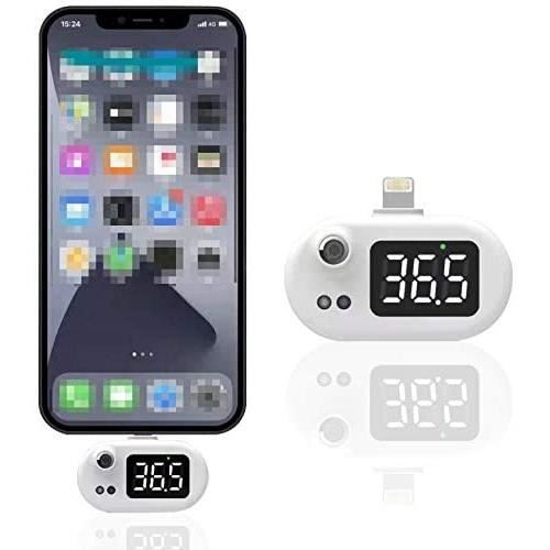 Téléphone Mobile Intelligent Thermometre sans Contact avec Rappel de Haute Température Convient pour Android iOS Apple Phone Cent294