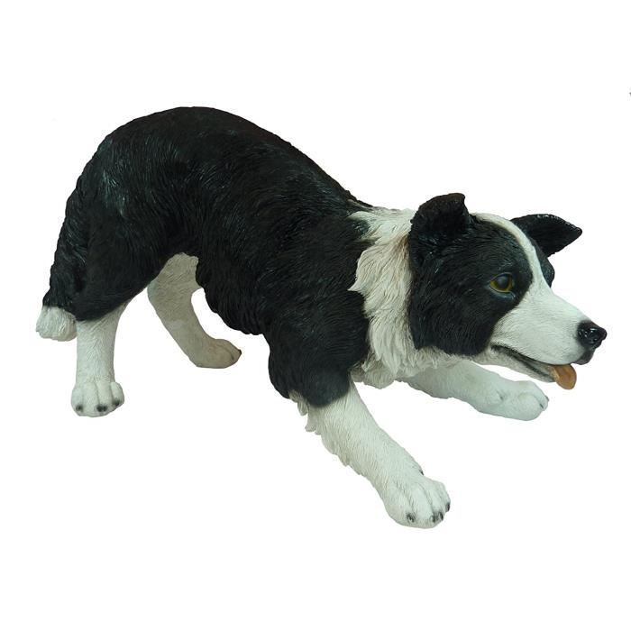 Sculptures d'animaux de jardin Vivid Arts Real Life Décoration de Jardin Chien de Berger Taille F 58319