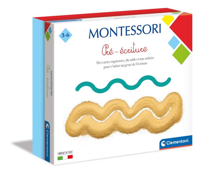 Clementoni - Montessori - pré-écriture - Coffret Montessori - Dès