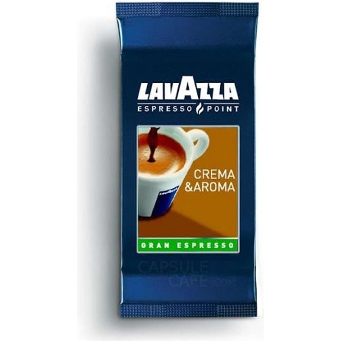 100 capsules LAVAZZA espresso point créma&aroma gran espresso