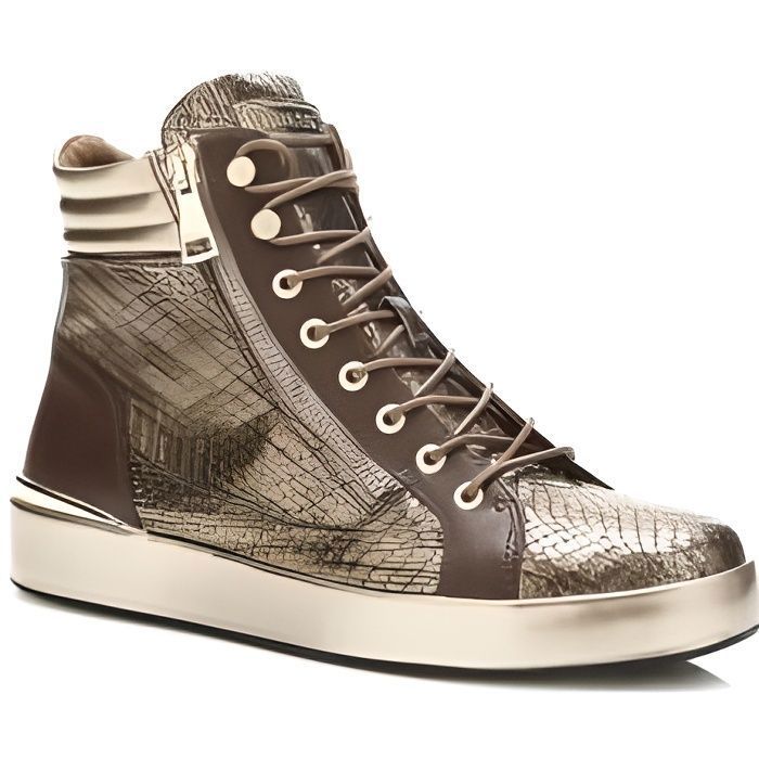 Guess Baskets Femme Montante Vanda Bronze