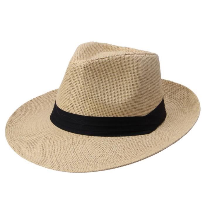 Chapeau de soleil pliable mode chapeau de en plein air élégant de plage style simple casquette décontractée pour hommes CASQUETTE