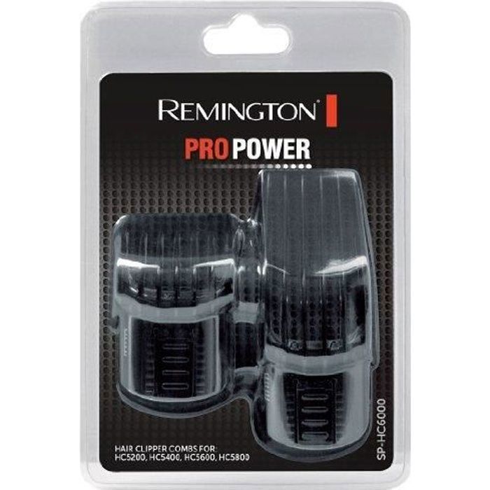 Remington Sabots Guide de Coupe Tondeuse Cheveux Compatibles Référence HC5200, HC5400, HC5600, HC5800 SP-HC6000