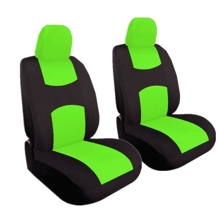 Housse de Siège Auto Universelle coussins pour Siège Voiture,auto Protecteur de siège, Couvre Siège voiture - Vert