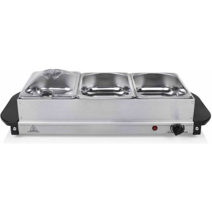 Tristar Chauffe-plat pour buffet 200 W 4,2 L Acier inoxydable Argenté