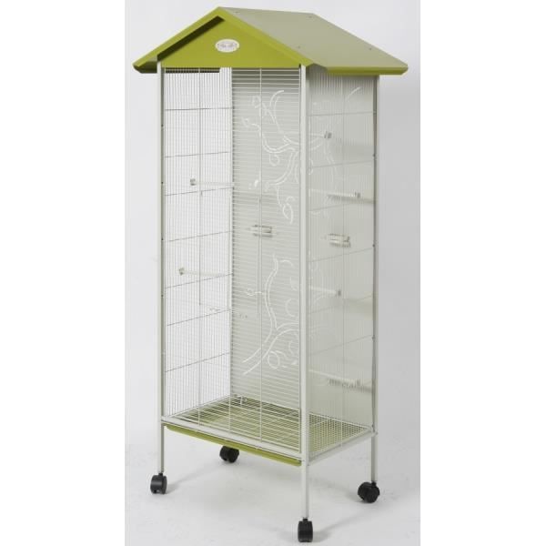 VOLIERE ARABESQUE AXELLE 78 CM OLIVE