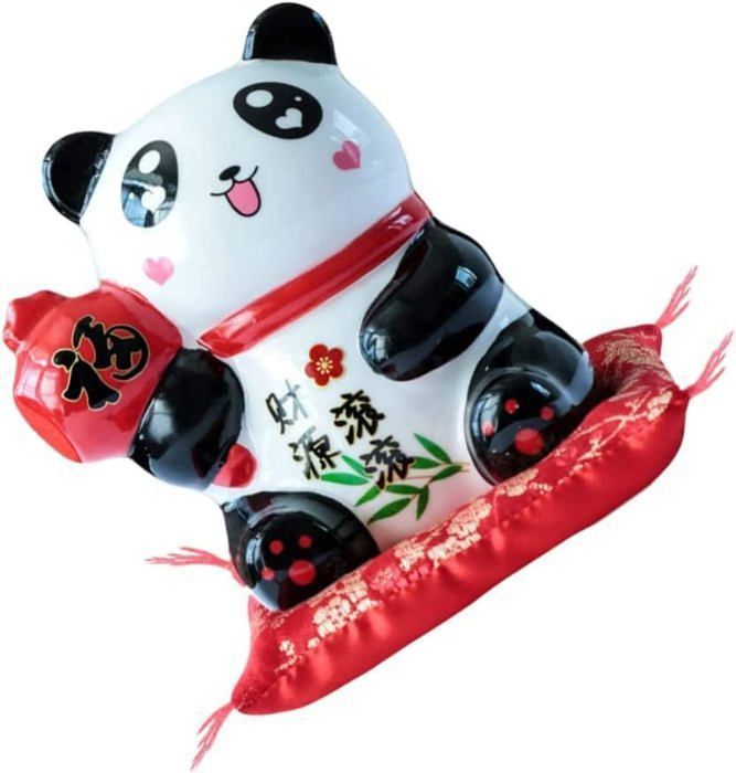 JAWSEU Tirelire Enfant Tirelire Panda Dessin Animé Tirelire Coffre-Fort Money Box Décoratives Boîte à Monnaie Kawaii Tirelire Animaux Cadeau D'anniversaire Pour Enfants Et Adultes