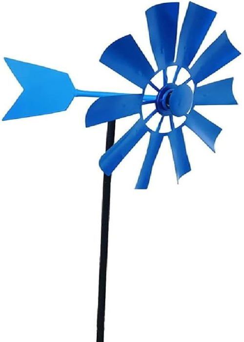 Cour Et Jardin | Moulin à Vent De Jardin En Bois, Rotatif, Décoratif 140 Cm