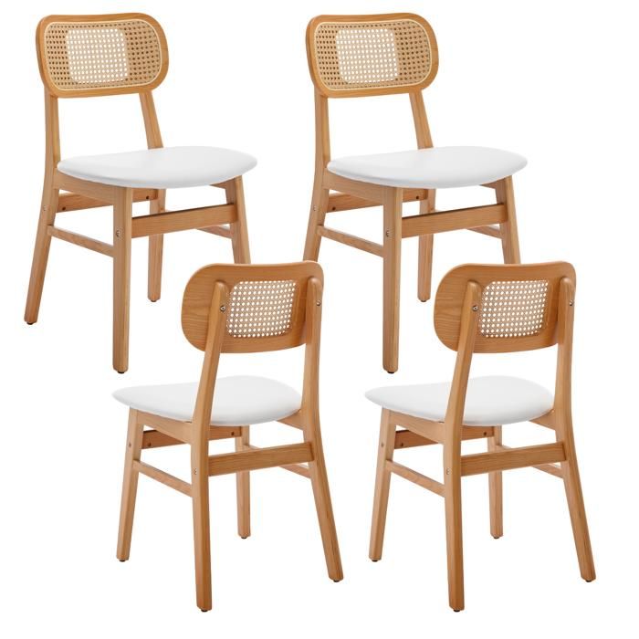 Chaise Mendler Lot de 6 chaises de salle à manger HWC-O45 280g/m²
