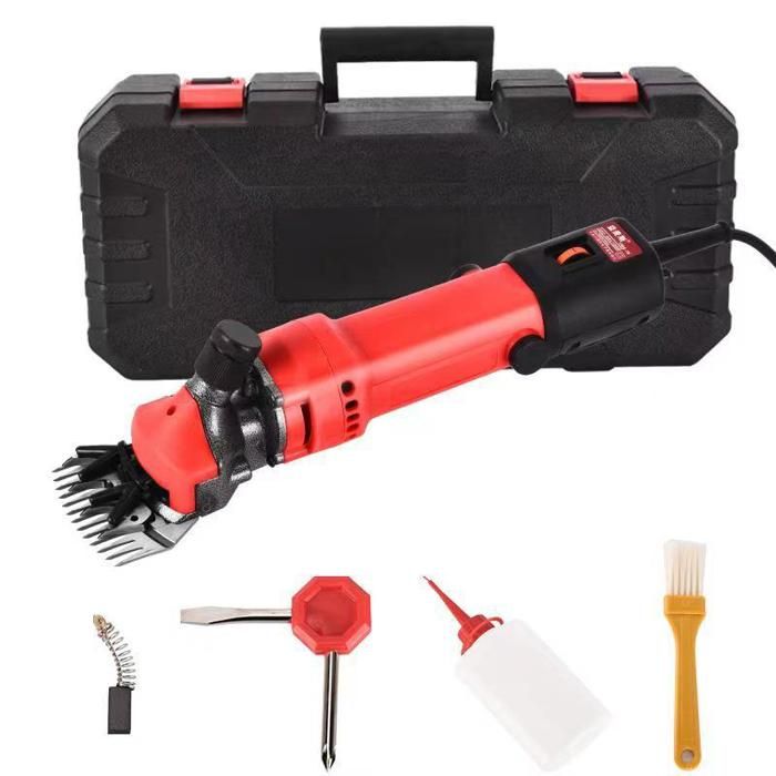 Meilleurs prix pour ECELEN-Tondeuse à moutons électrique 220V-tondeuse laine puissante pour moutons-chèvres-alpaga–Lame remplaçable-Rouge