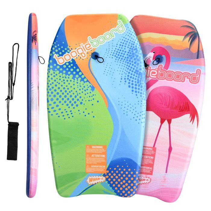Koopp Boogie Board Flotteur de surf pour enfants avec laisse et bouchon pour laisse – Planche en Koopp Boogie Board Flotteur de surf pour enfants avec laisse et bouchon pour laisse – Planche en